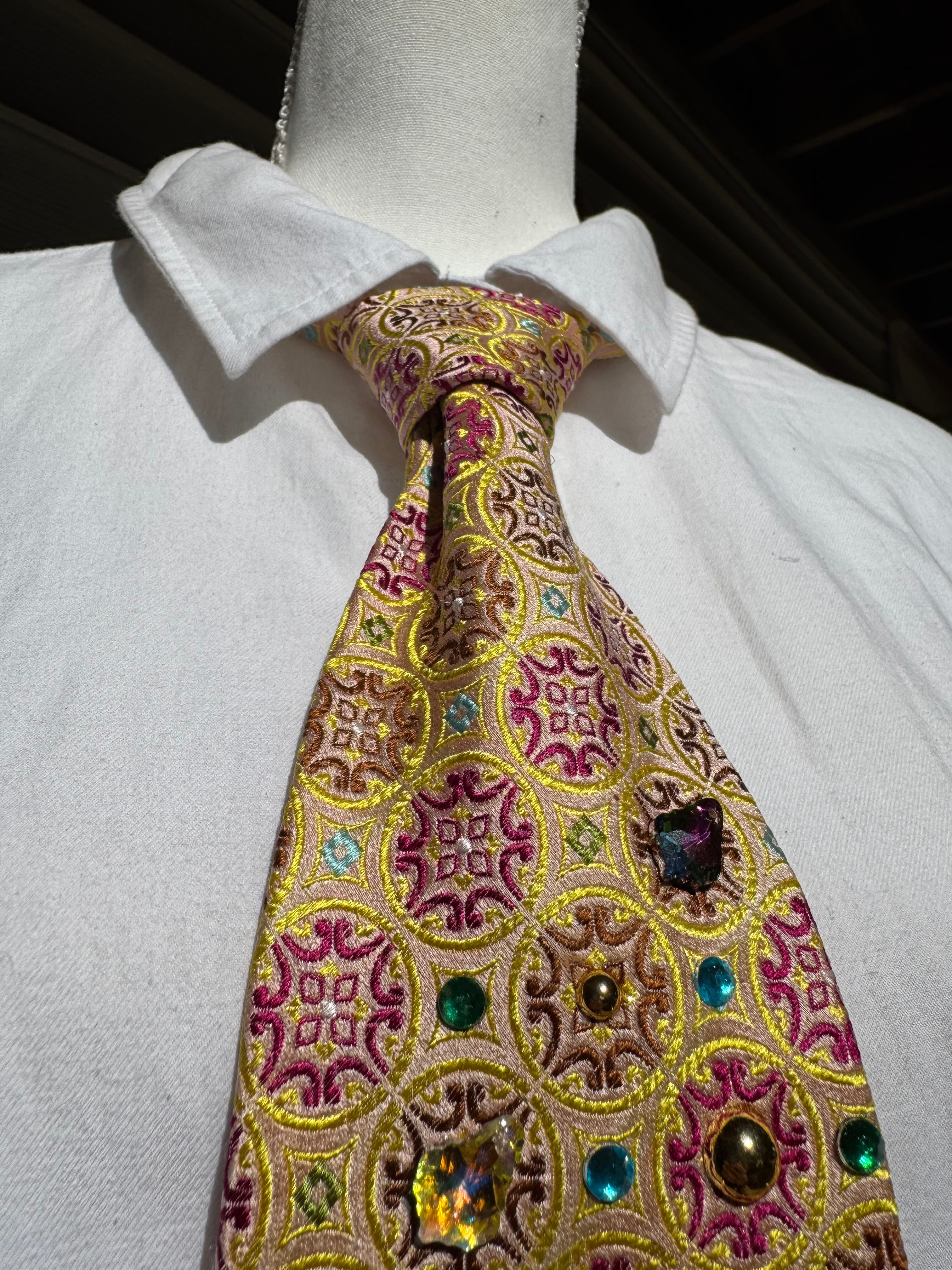 Gold Princess Treasure Box High Class Royalty Tie