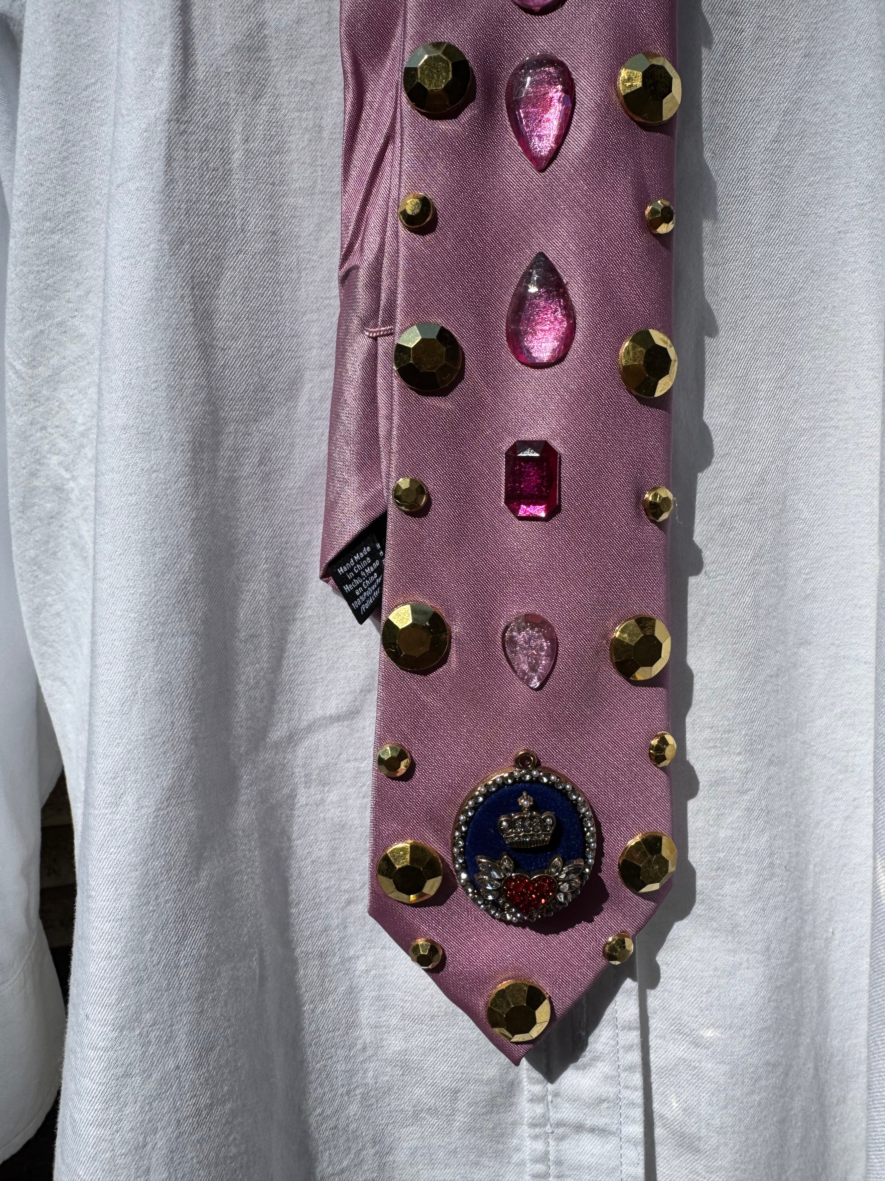 Pink High Class Royalty Tie