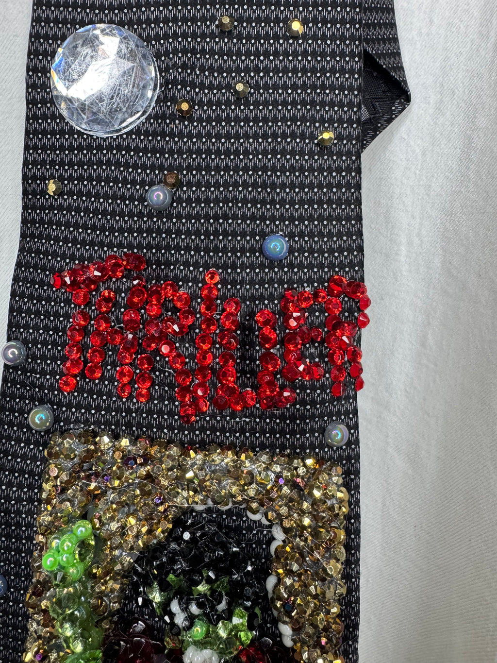 Black Zombie Michael Jackson Kicking Through Door In Thriller Short Film Tie