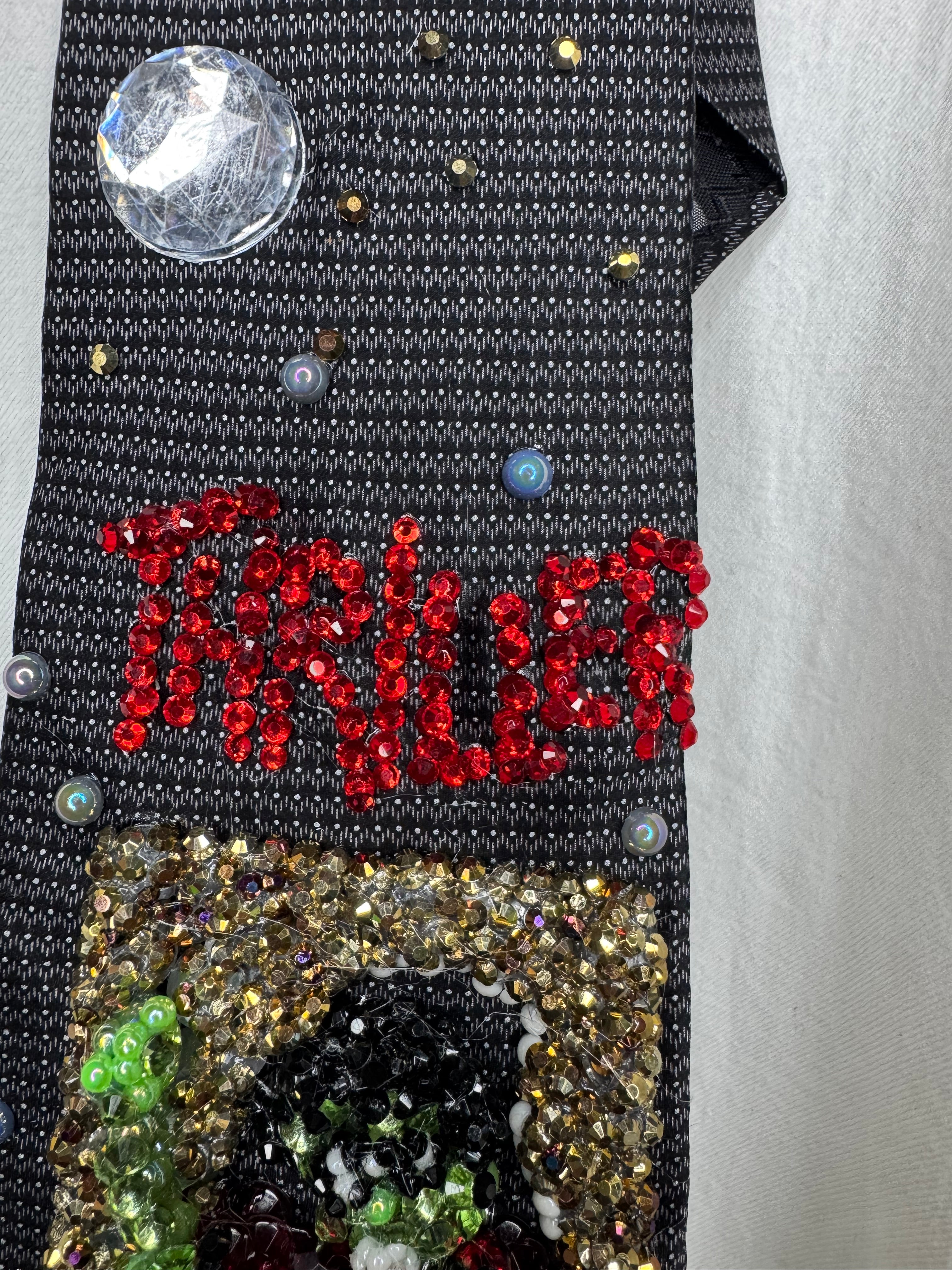 Black Zombie Michael Jackson Kicking Through Door In Thriller Short Film Tie