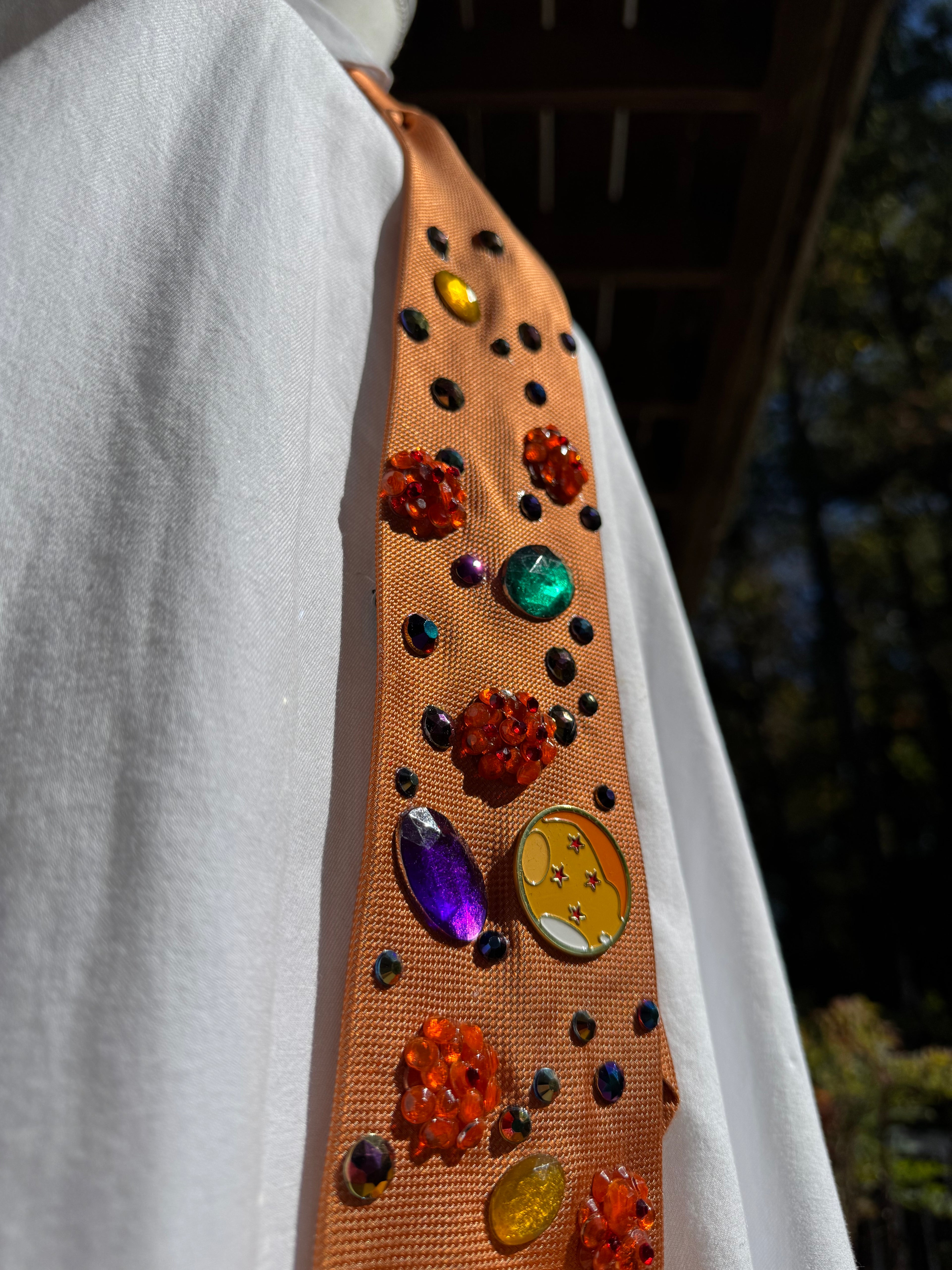 Orange All 7 Dragon Balls Dragon Ball Z Tie