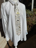 White Plaid Faith and Hope Church Royalty Tie