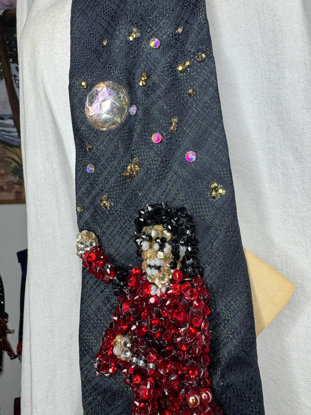 Black Michael Jackson Blood On the Dance Floor Single Cover Tie