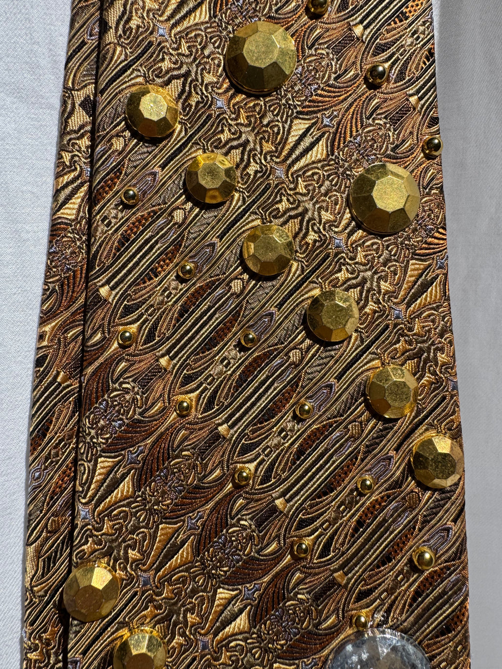 Gold Overview of Ice Castle High Class Royalty Tie