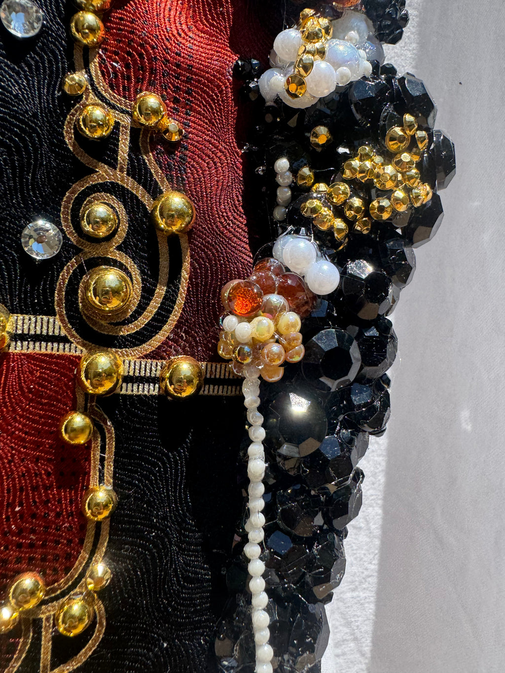 Black and Bronze Michael Jackson Playing With Yo-Yo 1984 High Class Royalty Tie