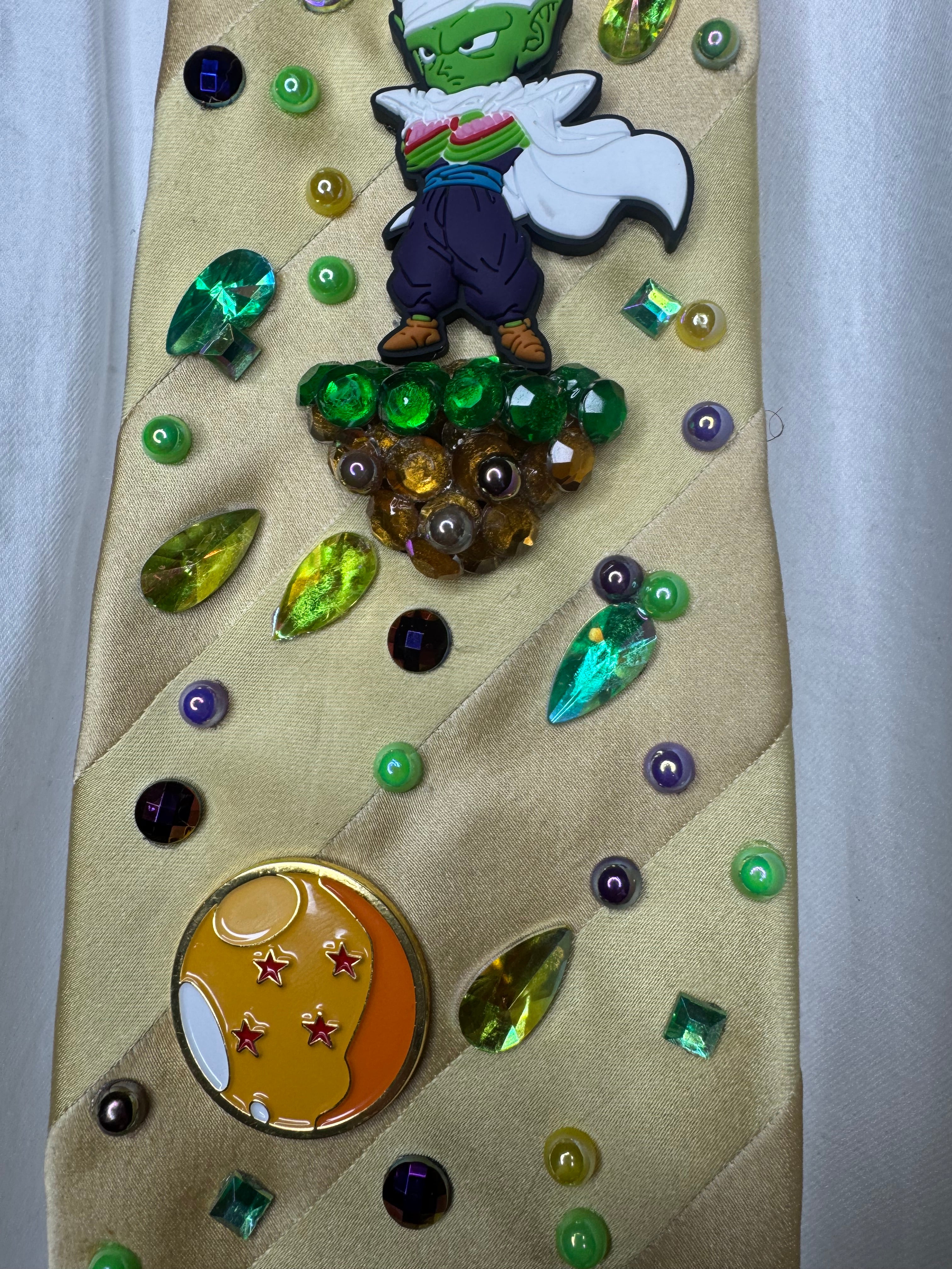 Yellow Piccolo Aura Farming His Fit In Space Dragon Ball Z tie