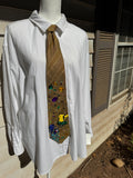 Gold Pikachu Stargazing Pokemon Tie