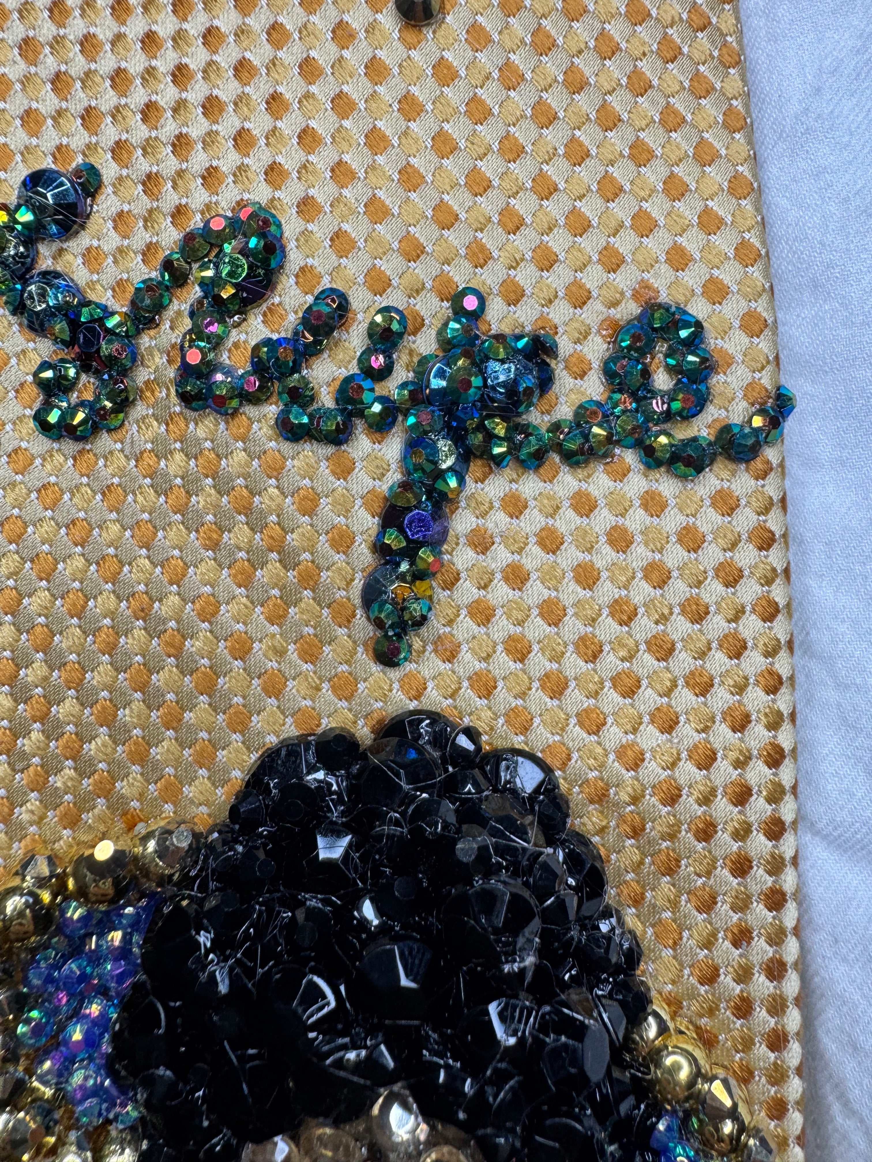 Gold Michael Jackson Xscape Album Cover Tie