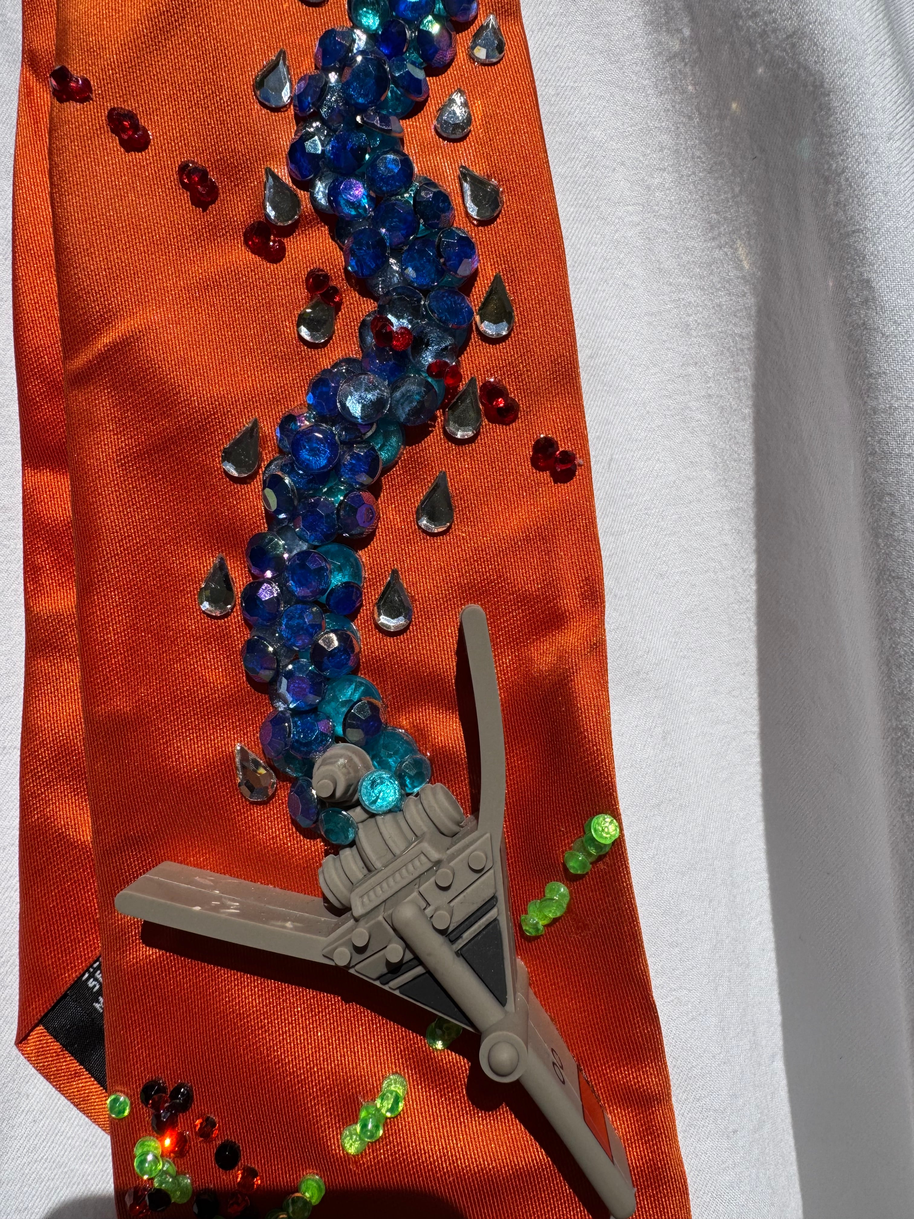 Orange T16 Skyhopper In Combat Star Wars Tie