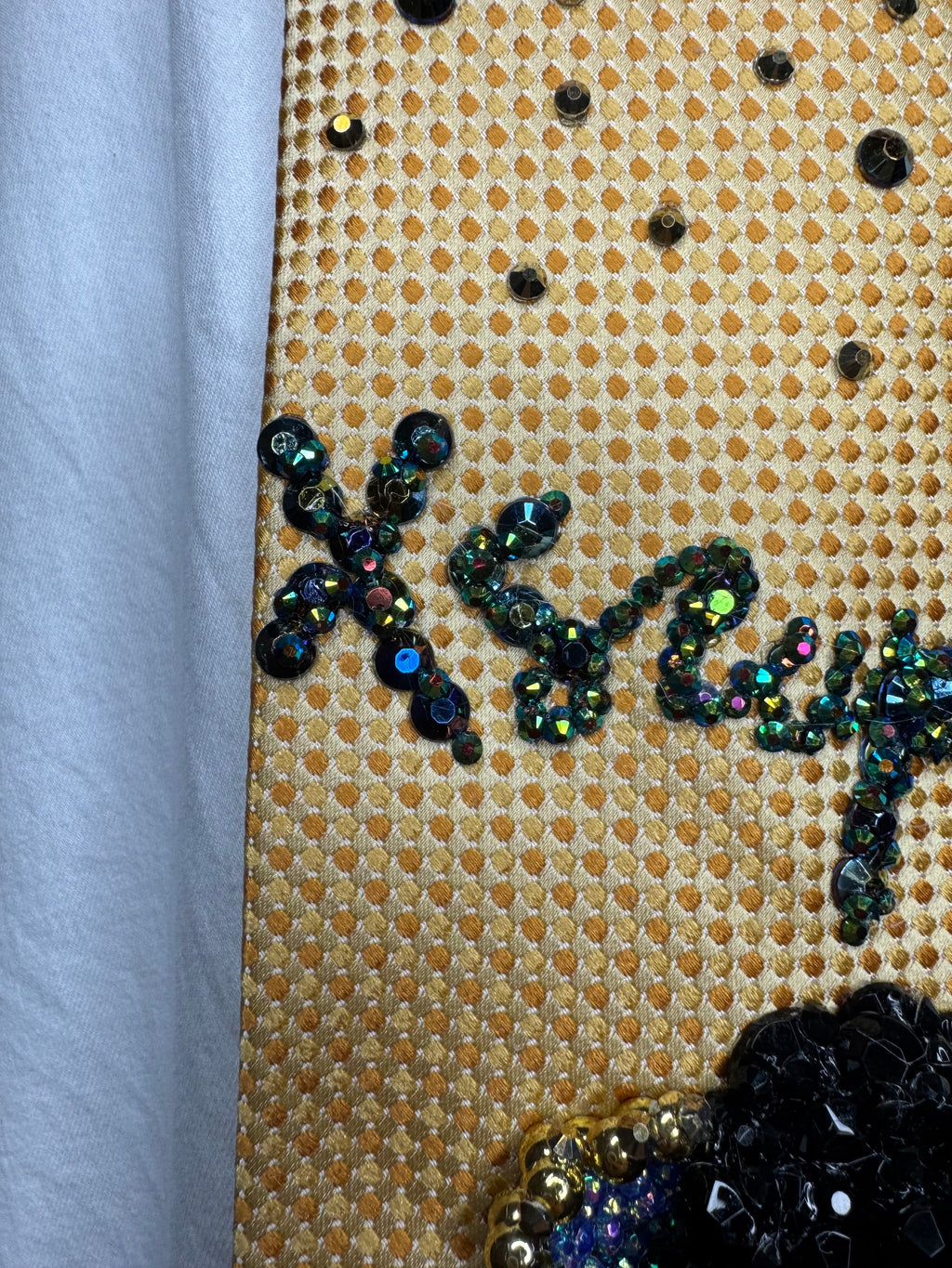 Gold Michael Jackson Xscape Album Cover Tie