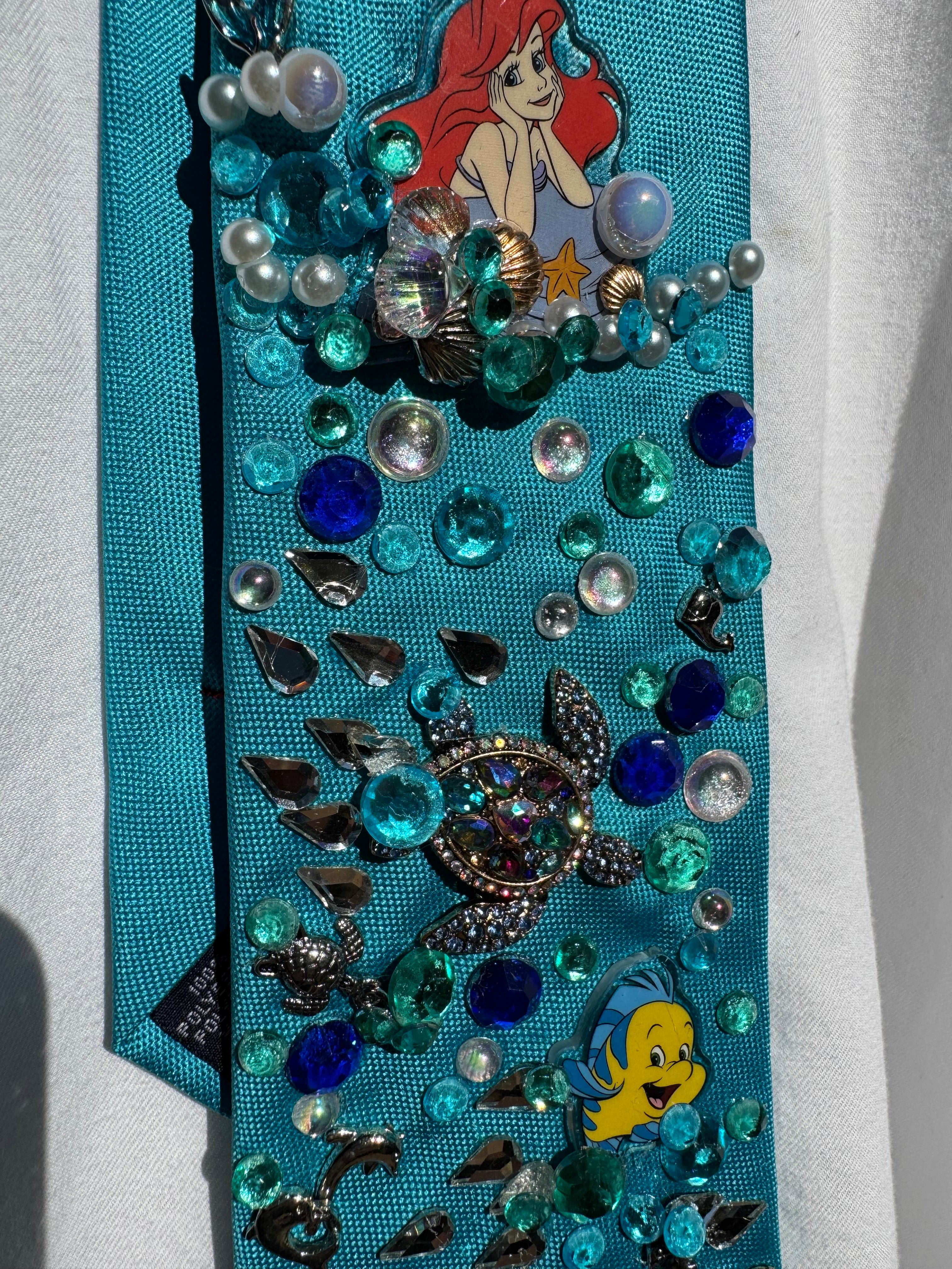 Coral Blue Ariel Under the Sea Movie Tie