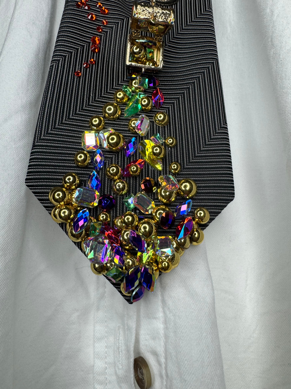 Grey Dragons and Hidden Treasures Royalty Tie