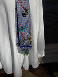 Grey Dungeons and Dragons Viking Era High Class Royalty Tie