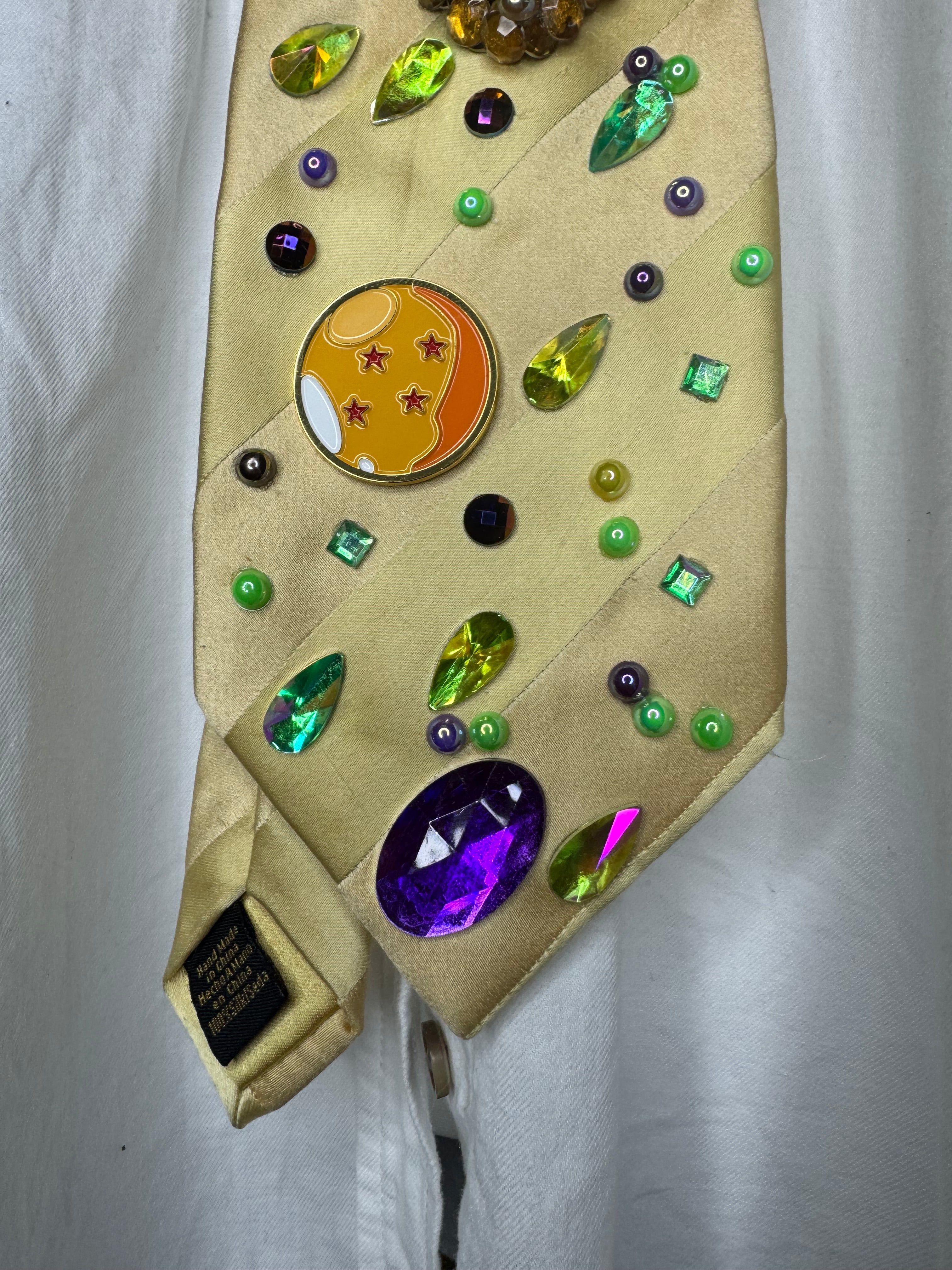 Yellow Piccolo Aura Farming His Fit In Space Dragon Ball Z tie