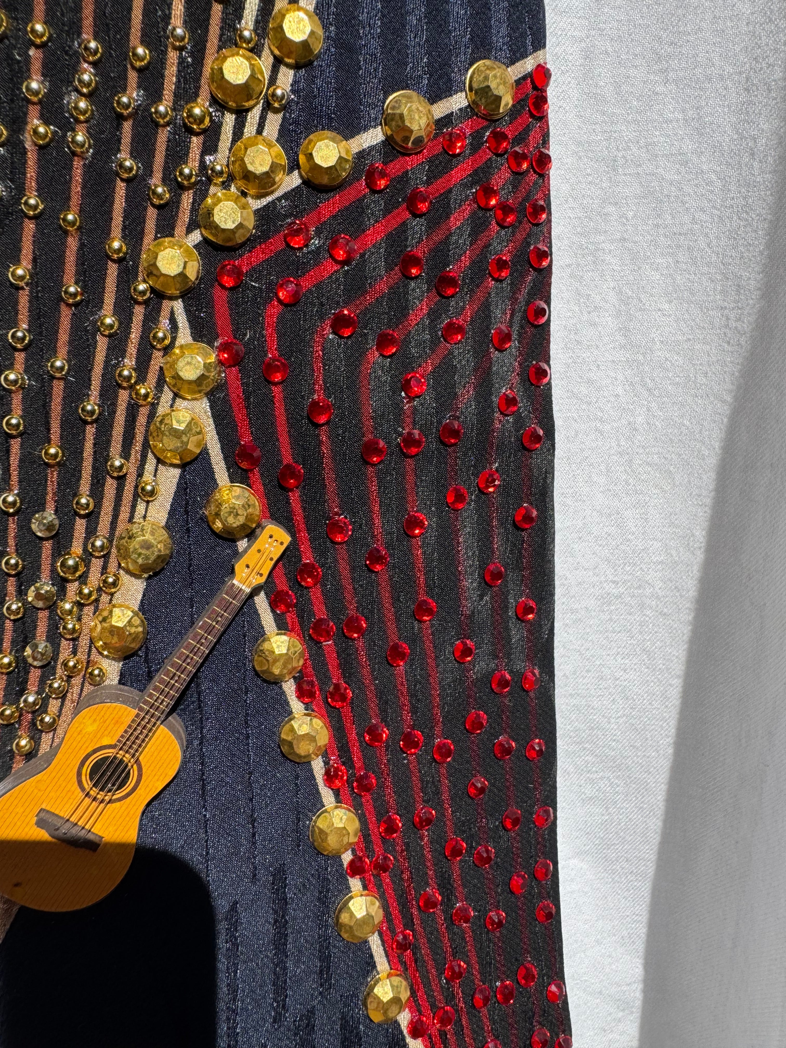 Navy Blue Guitar’s High Class Royalty Music Tie