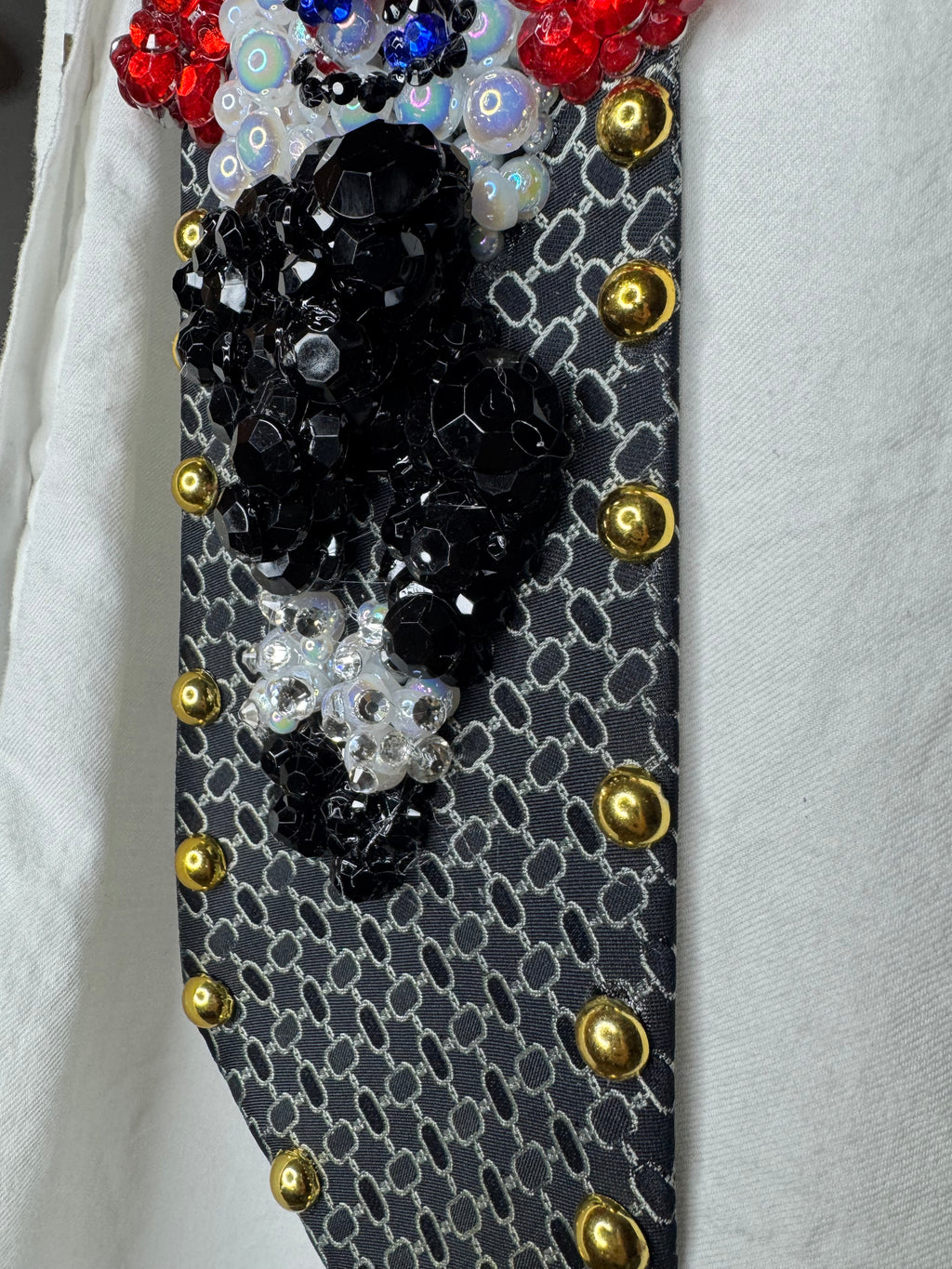 Black Michael Jackson In the Air Starting Beat It On Victory Tour Toronto 1984 Tie