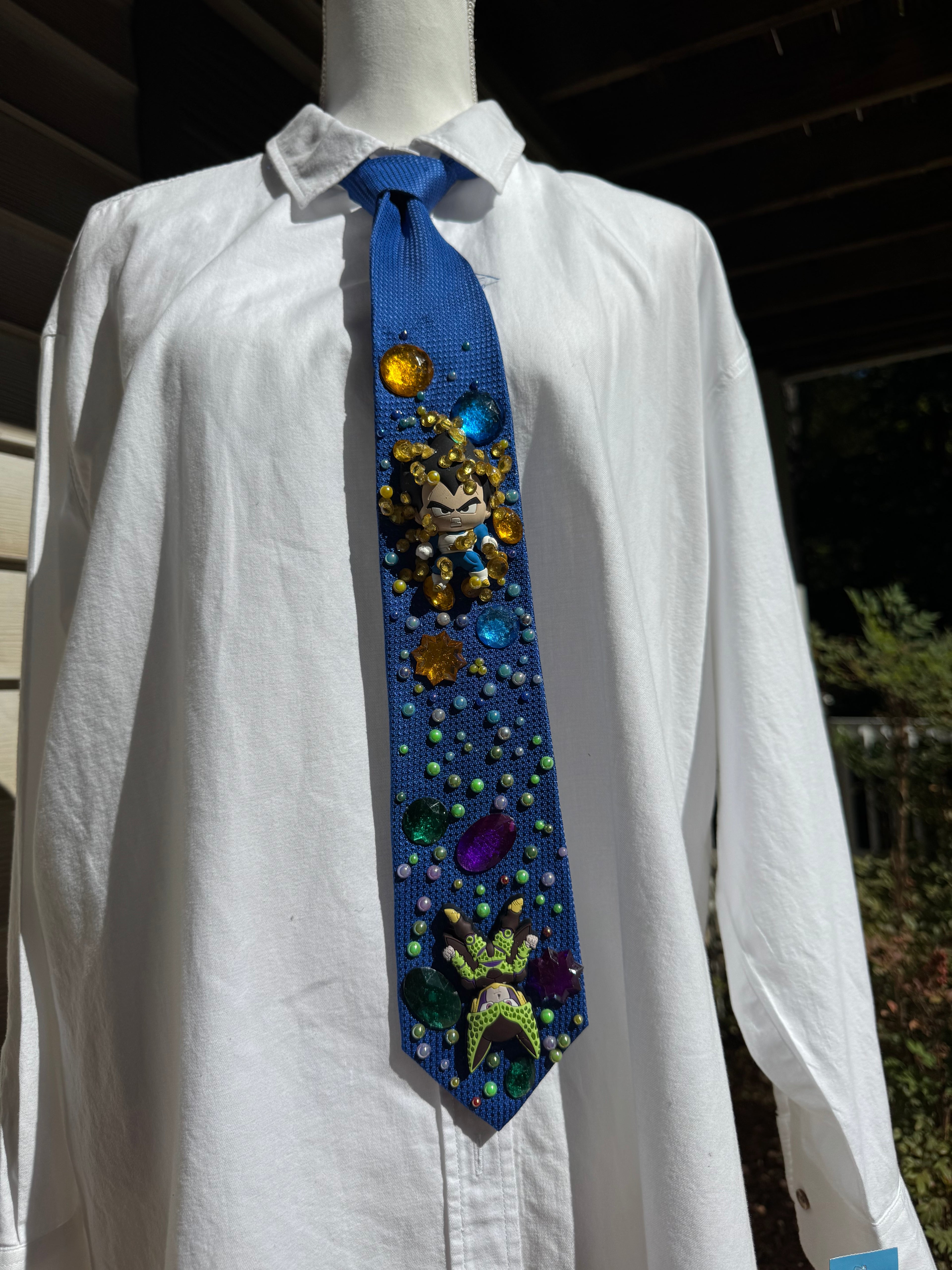 Blue Vegeta Vs Cell Dragon Ball Z Tie