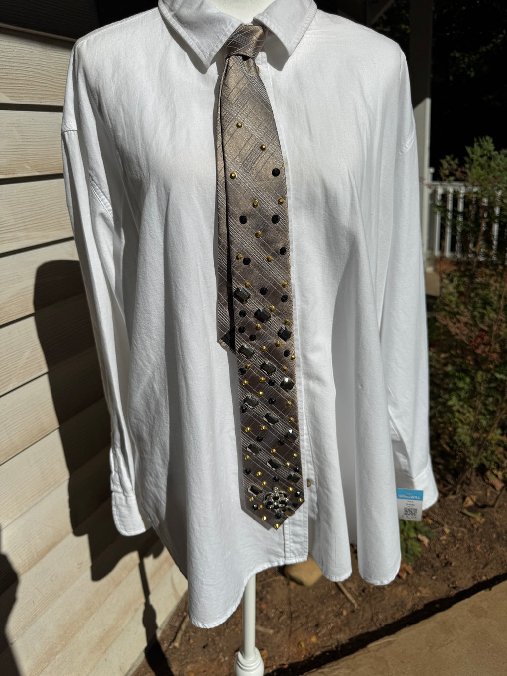 Beige Ace of Spade High Class Royalty Tie