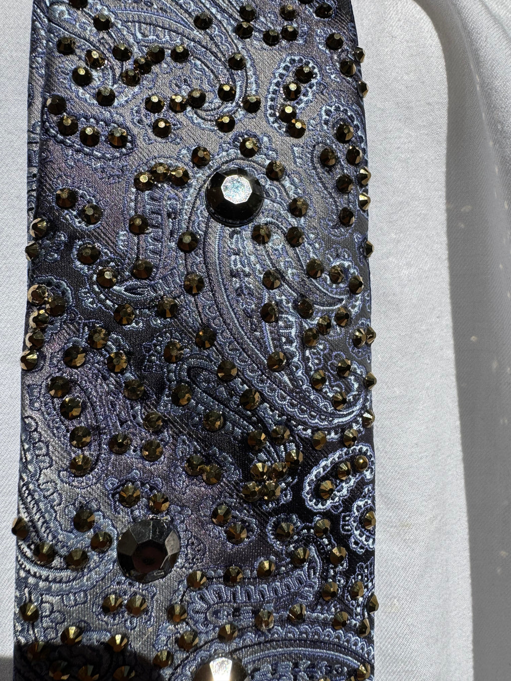 Navy Blue Paisley High Class Royalty Tie