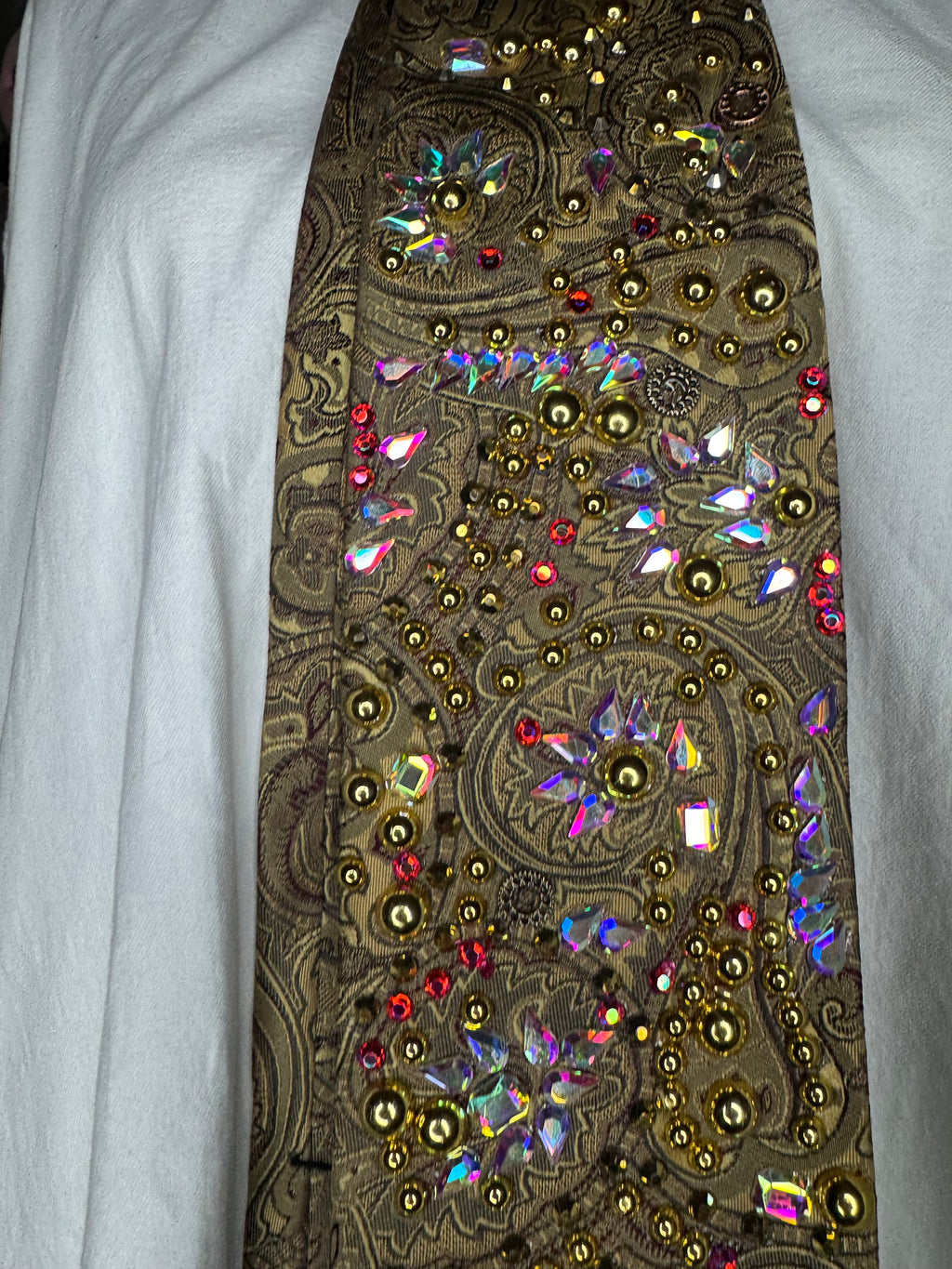 Gold Paisley High Class Royalty Tie