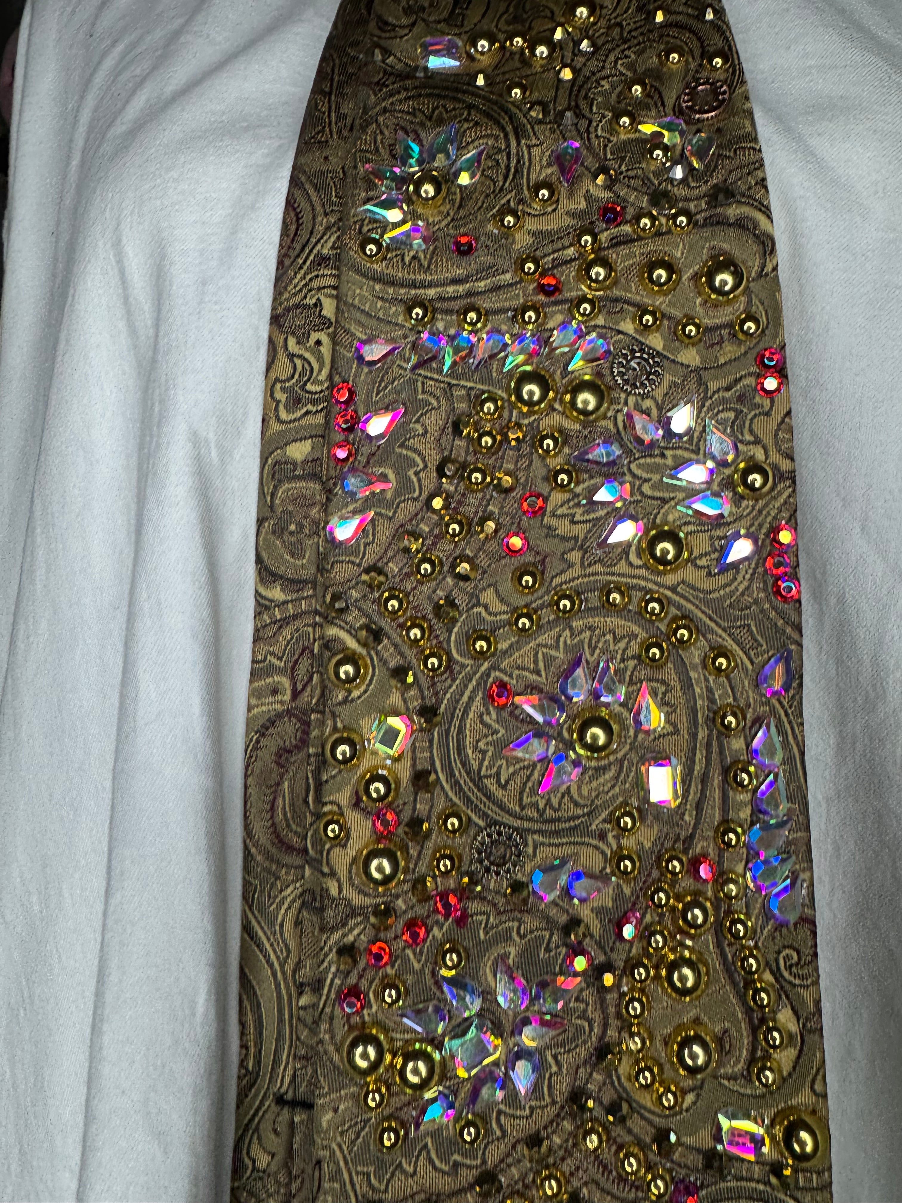 Gold Paisley High Class Royalty Tie