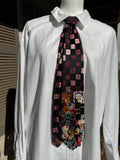 Black and Pink Checkered Ultimate Sweet Cinema Theater Movie Tie
