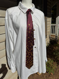 Red Gold Letters Spelling Bee Tie