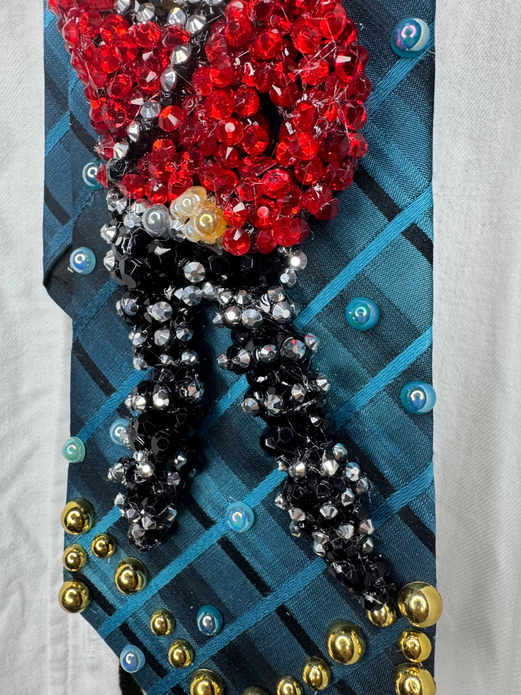 Dark Plaid Turquoise Michael Jackson Hitting Hand Up Wide Leg Pose to Human Nature In Tokyo Red Shirt Bad Tour 1988 Tie