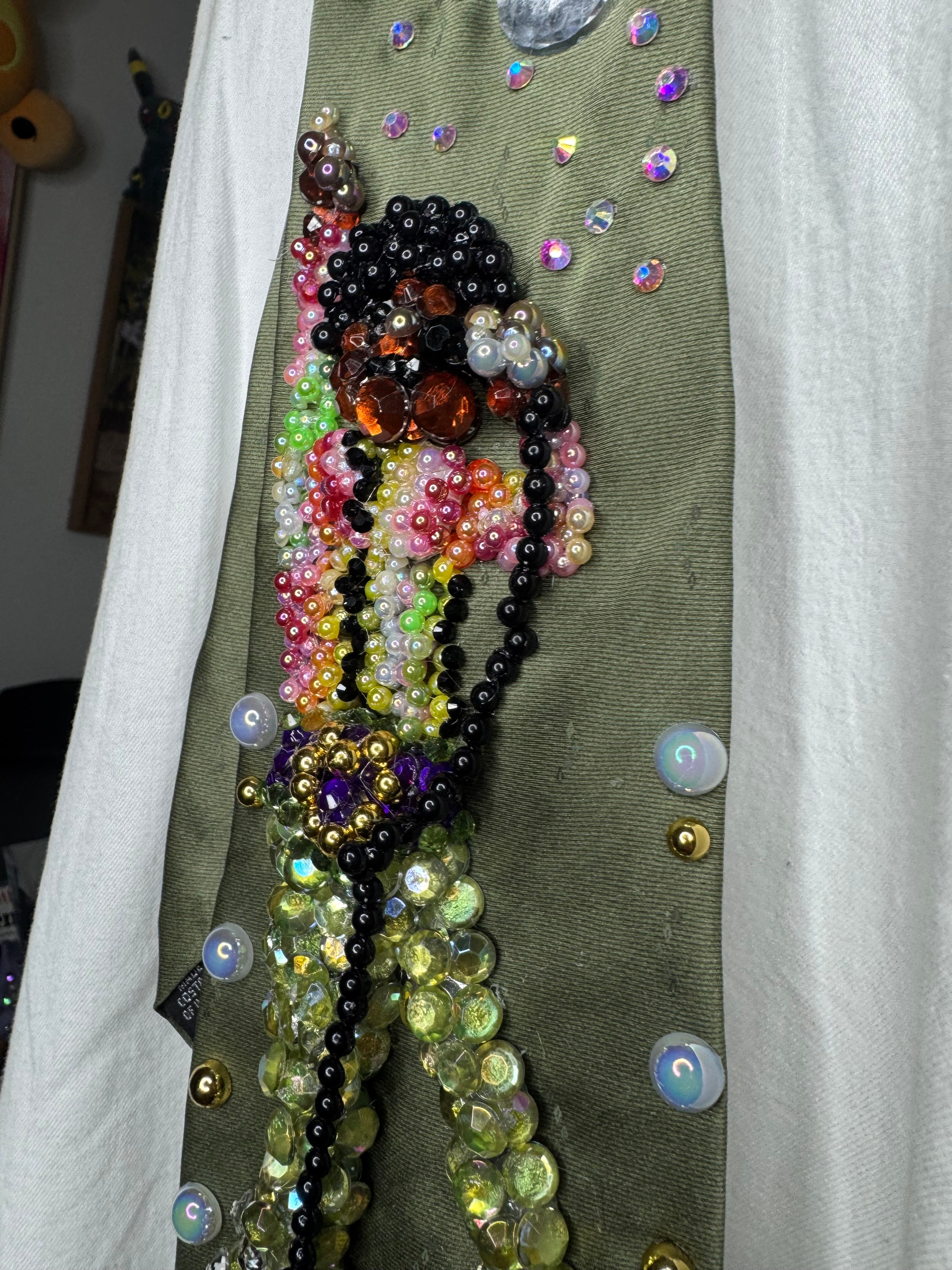 Green Silk Young Michael Jackson Singing “Higher” On Going Back To Indiana Concert Jackson 5 1971 Tie