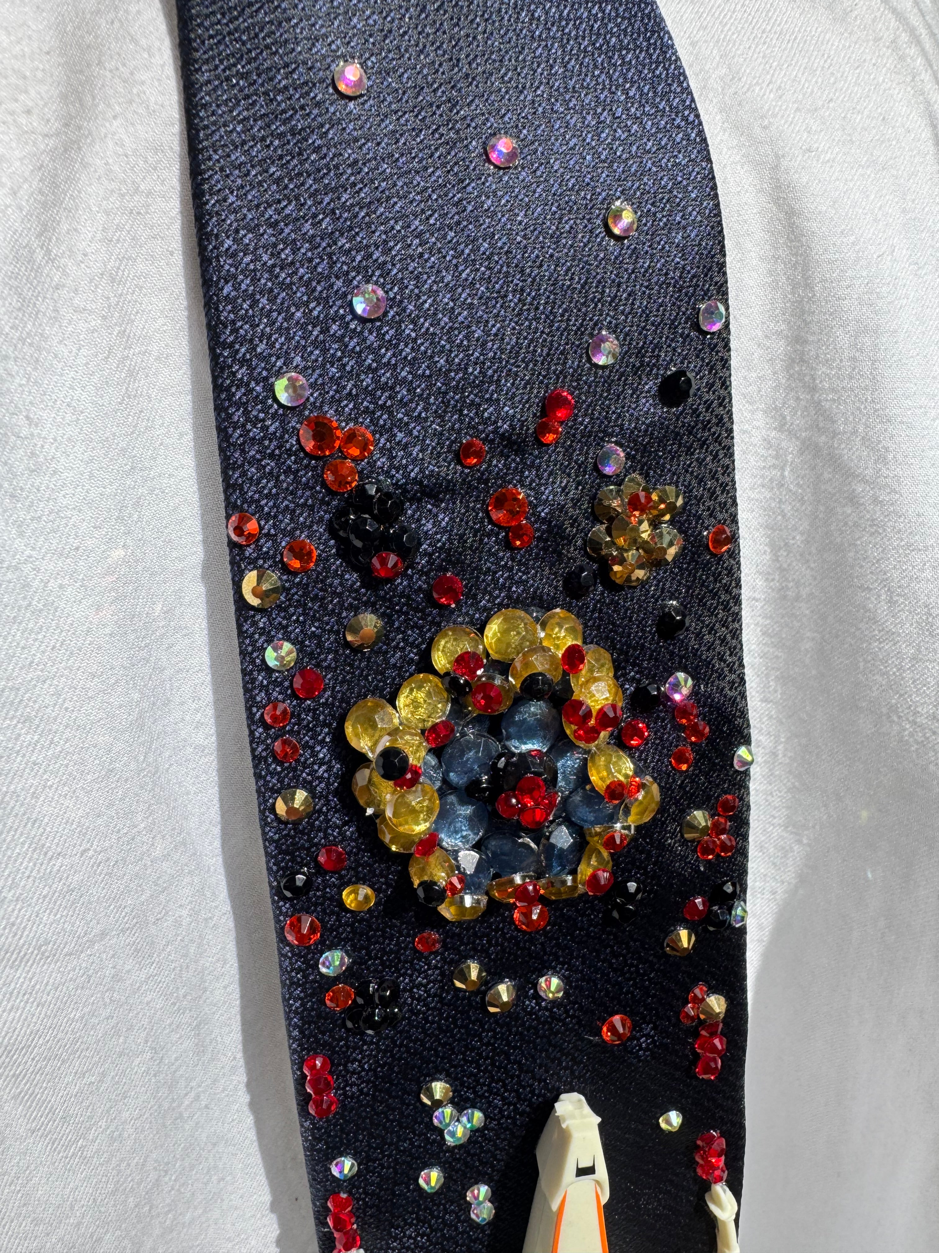 Navy Blue X Wing Starfighter in Combat Star Wars Tie