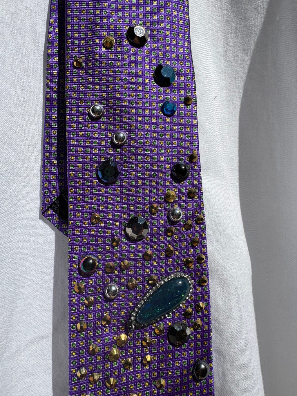 Purple Outter Space Galaxy Royalty Space Tie