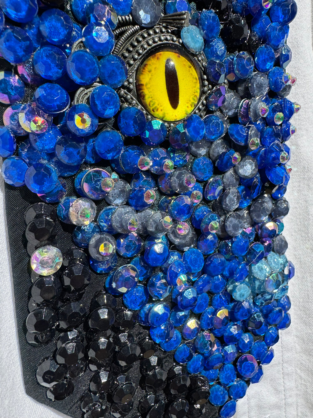 Dark Green Male Avatar Face Movie Tie