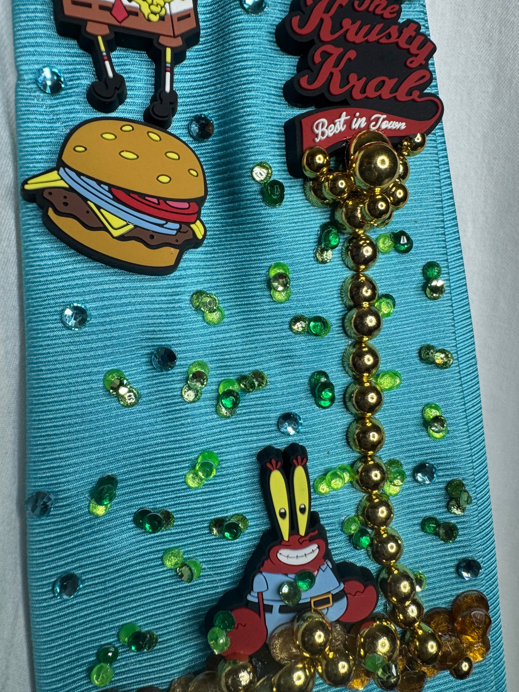 Coral Blue Jackpot at Krusty Krabs Episode Ultimate Spongebob Tie