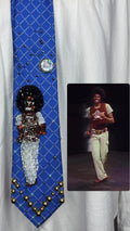 Blue Michael Jackson Hitting Twist Back Step Move In Blame It On the Boogie Music Video Tie