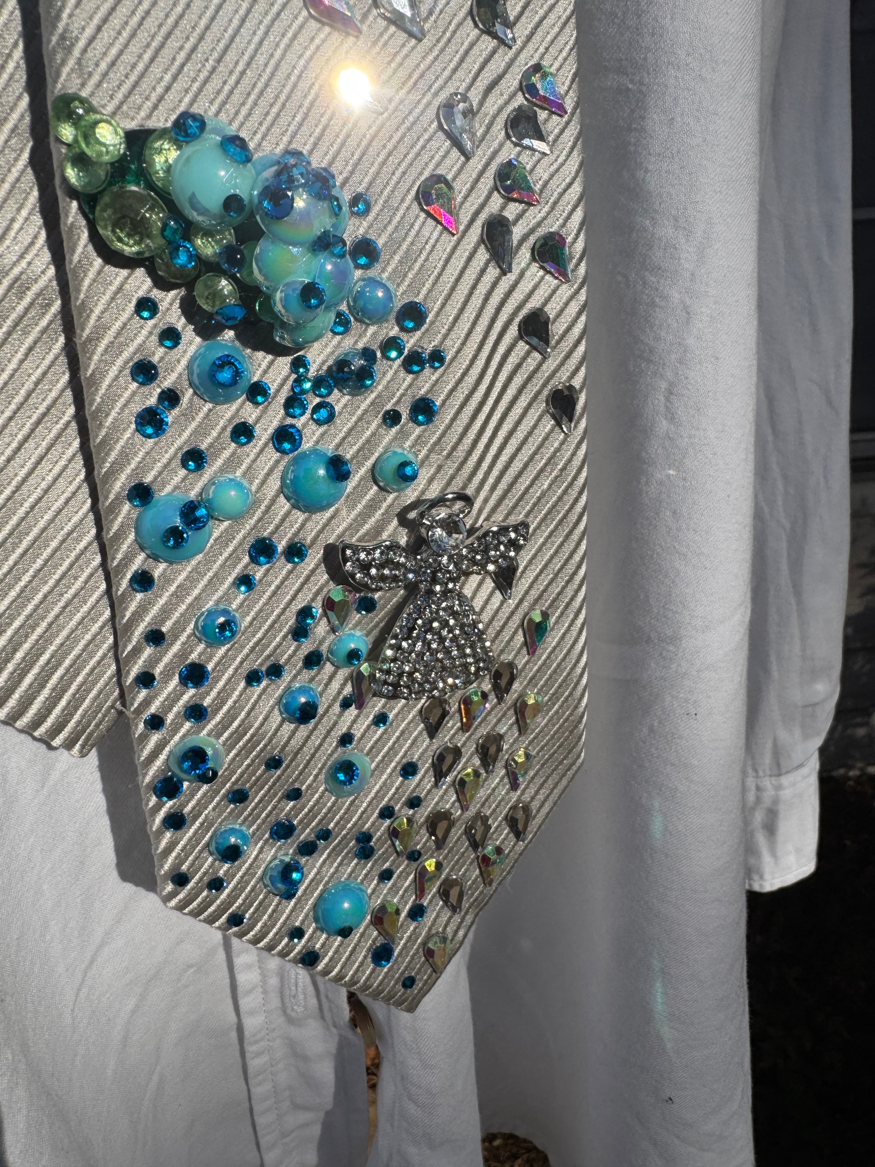 White Angels near Waterfall Team Jesus Church Tie