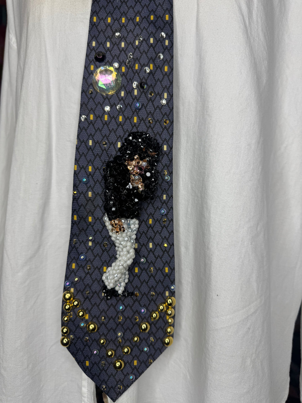 Grey Michael Jackson Hitting Fred Astire Stiff Walk to “Rock My World” Live in New York in 2001 Tie