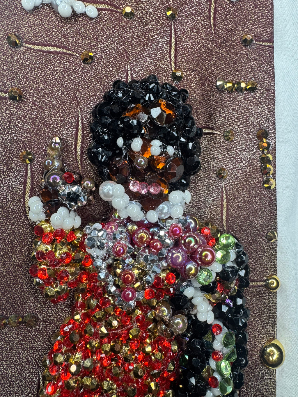 Dark Orange Michael Jackson Pointing Up in High Class Royalty King Outfit For Matthew Rolston Photoshoot 1984 Tie