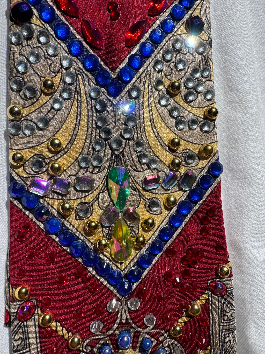 Red Supreme High Class Royalty Tie