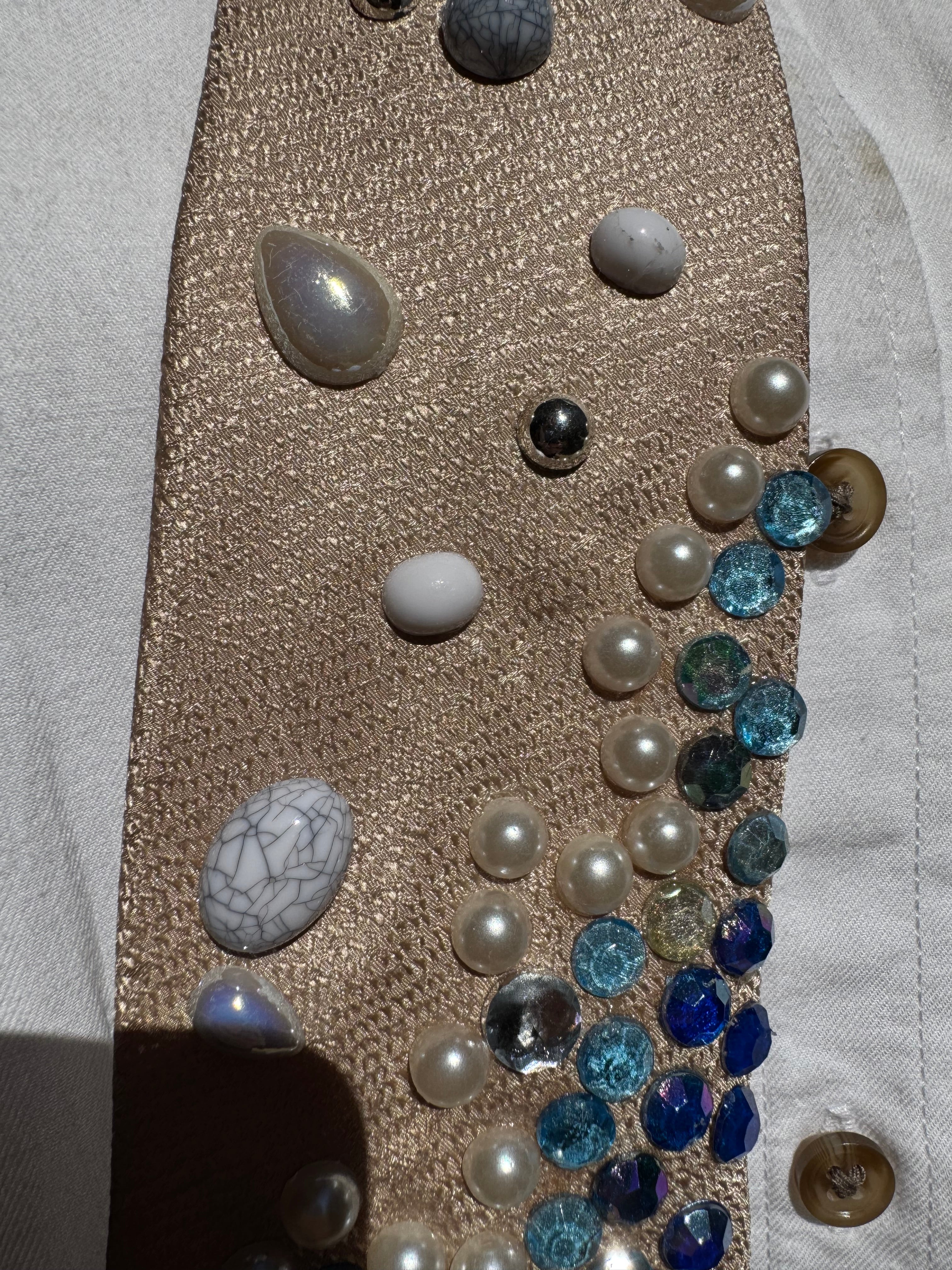 Beige Overview of Beach Nautical Vacation  Tie