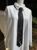 Black Ricocheting Bullet Baguette Trail Western Royalty Tie