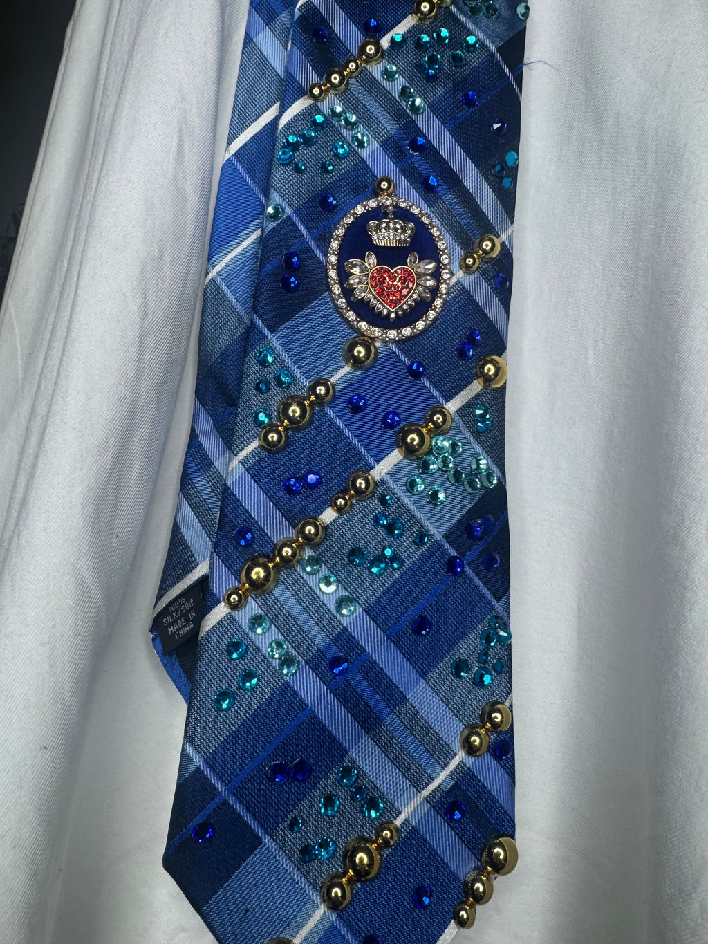 Blue Plaid High Class Royalty Tie