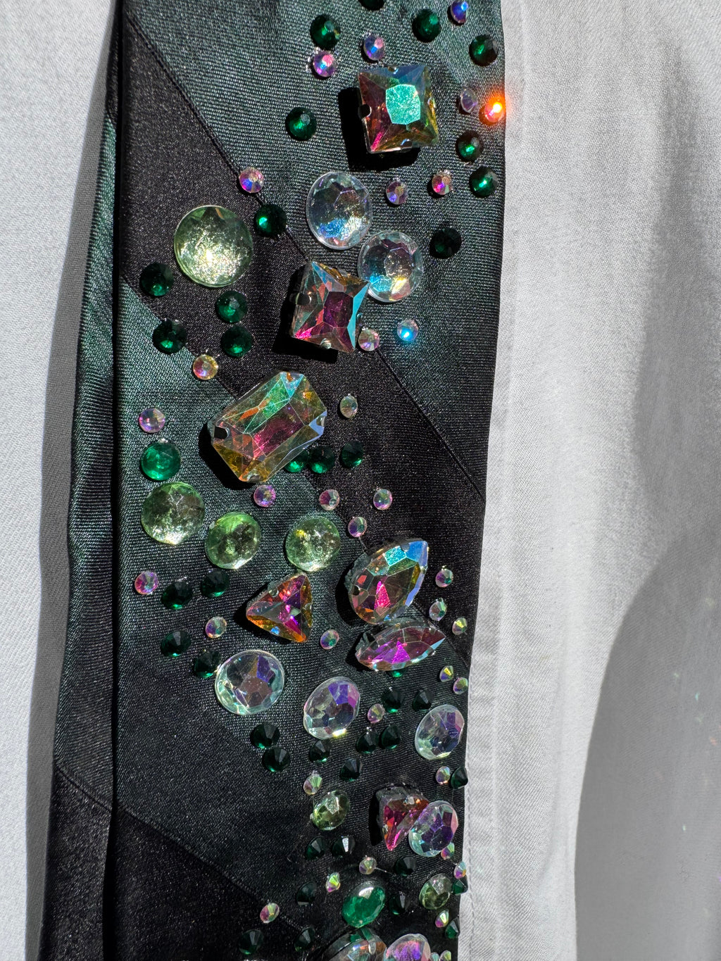 Dark Turquoise Iridescent River Royalty Tie