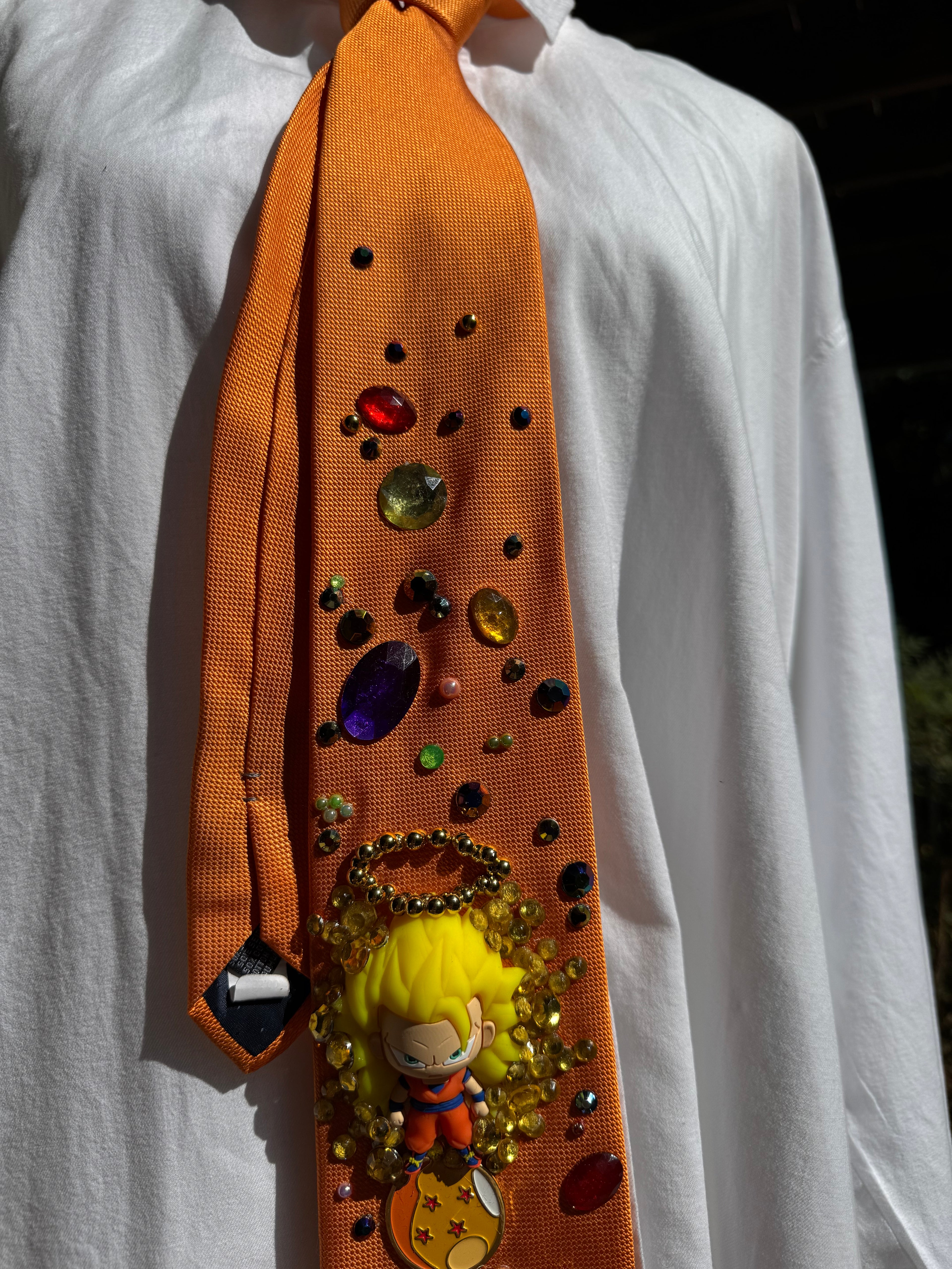 Orange Goku Super Saiyan 3 God Mode Dragon Ball Z Tie