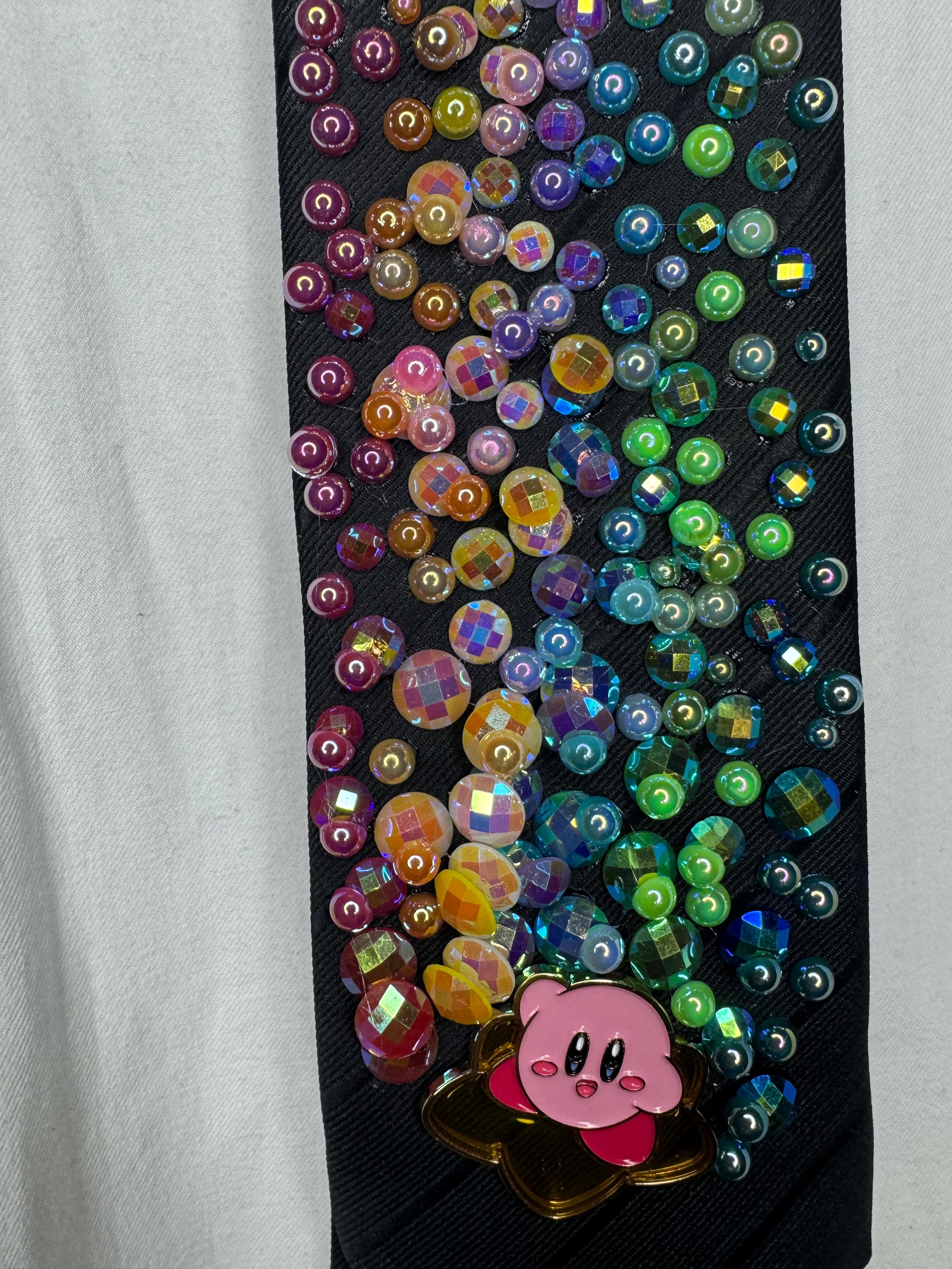 Black Kirby on Star Leaving Rainbow Stardust Tie