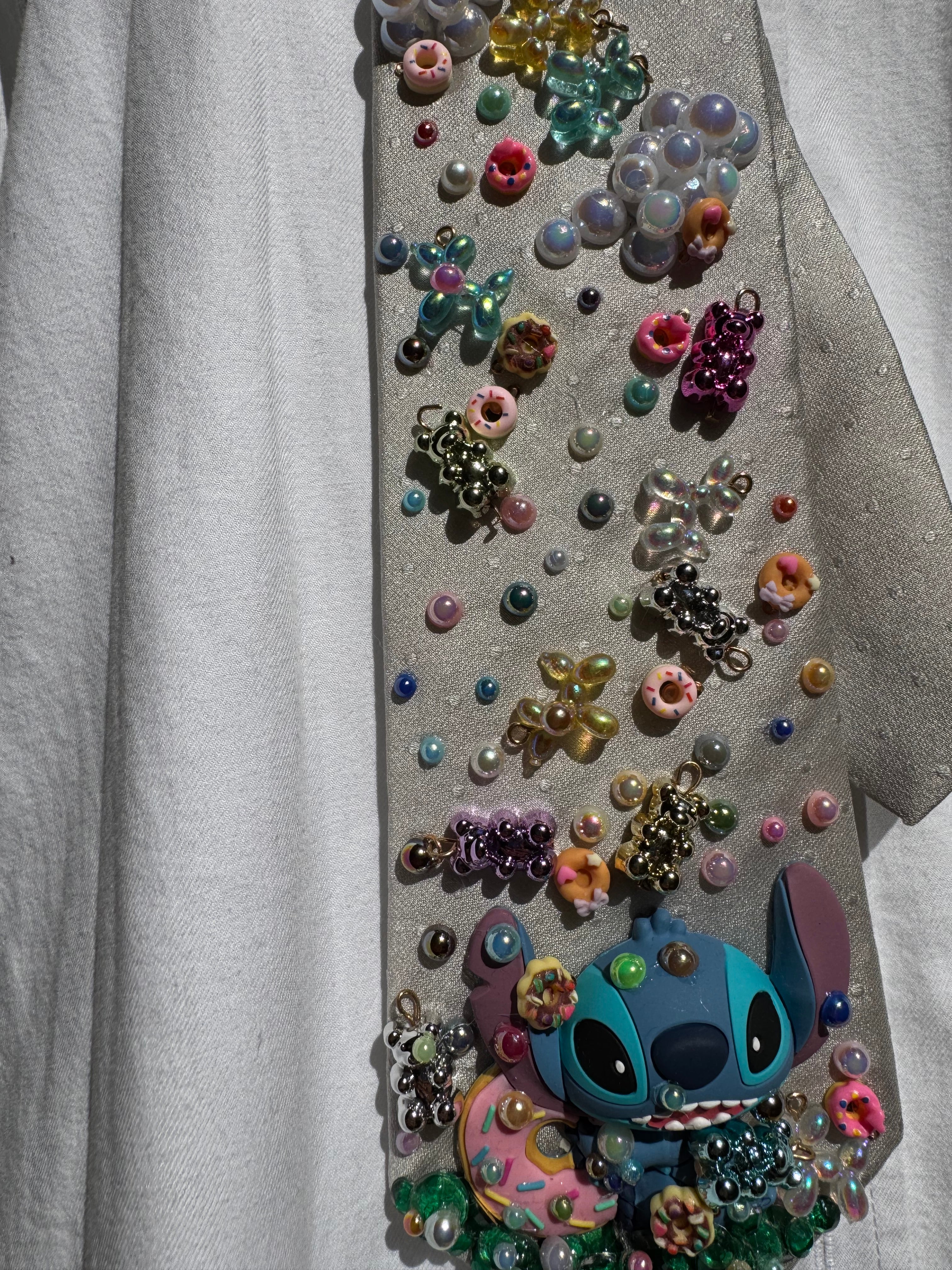 White Candy And Donut Rain on Stitch Movie Tie