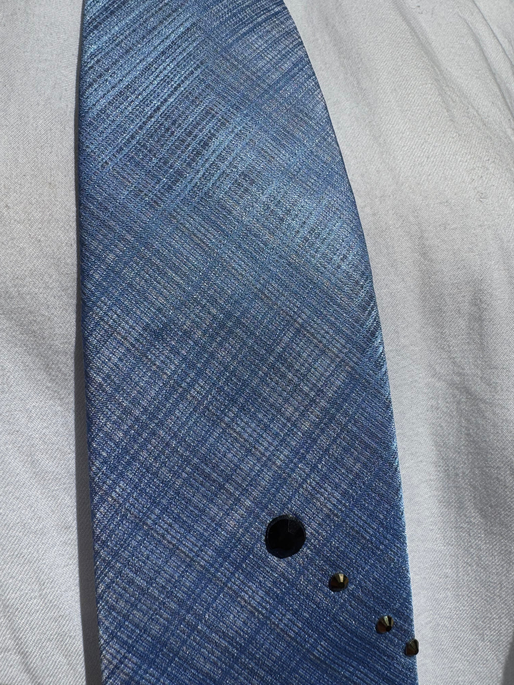 Sky Blue Ricocheting Bullet Cowboy Tie