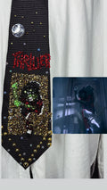 Black Zombie Michael Jackson Kicking Through Door In Thriller Short Film Tie