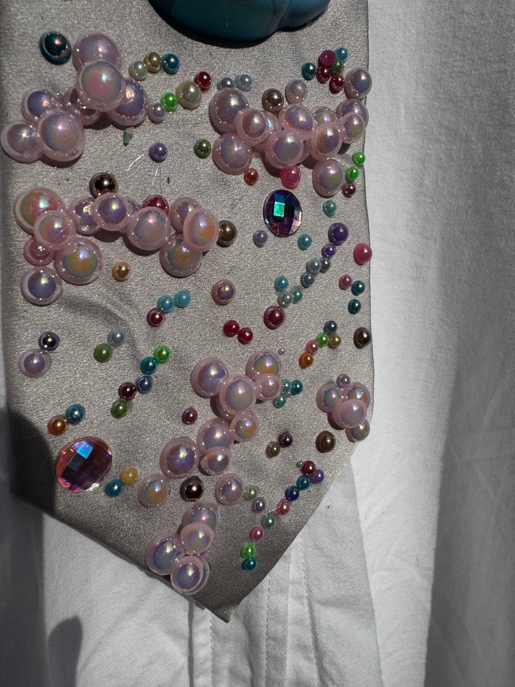 Silver Silk Stitch in Cotton Candy Clouds Movie Tie