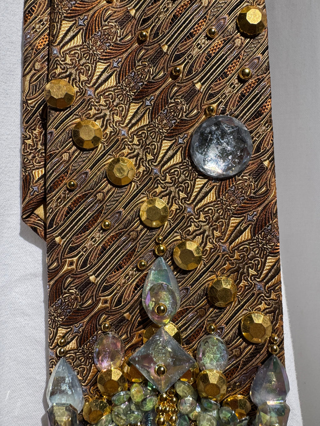 Gold Overview of Ice Castle High Class Royalty Tie