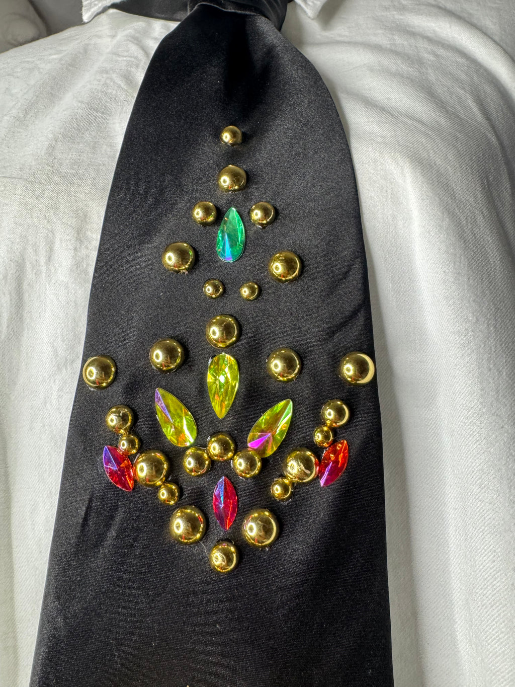 Black Capital Letter E High Class Royalty Tie